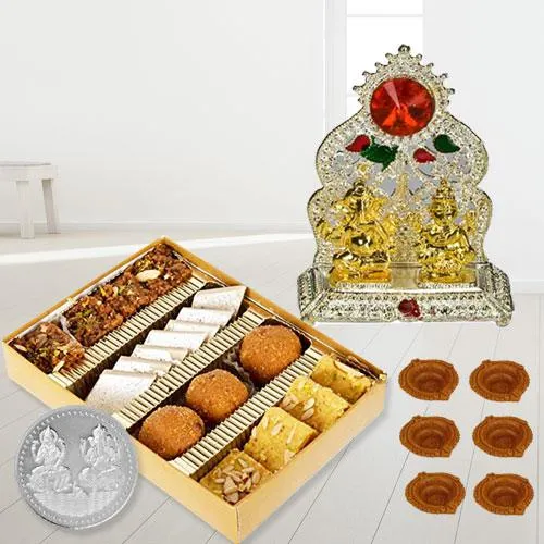 remarkable sweets n snacks diwali gift hamper Delivery in Kolkata -  KolkataOnlineFlorists