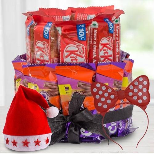 Send Christmas Chocolate, Candies n Cookies to India, Chocolate