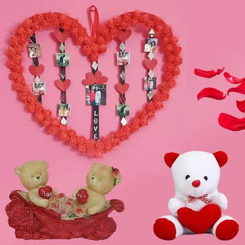 Buy Midiron Beautiful Romantic Gift For Couple|Valentine's Day Gift for  Wife/Girlfriend|Birthday Gifts For Lover|Rose Day, Promise Day Gift-Handmade  Chocolates, Love Greeting Card & Soft Red Teddy Online at Best Prices in  India -