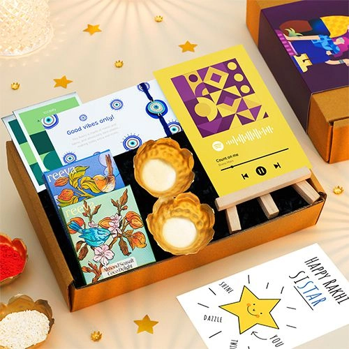 Stunning Rakhi Treats N Gifts Box