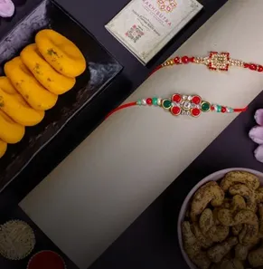 Rakhi with dryfruits