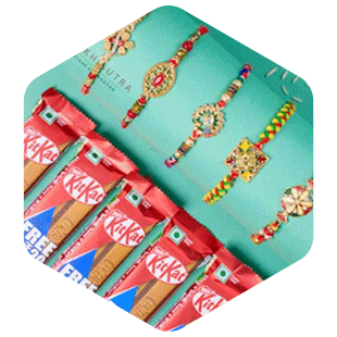 Set Of 5 Rakhis & More